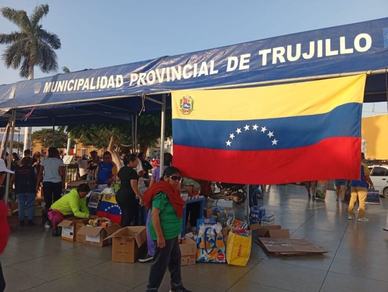 Se lograron recolectar en Trujillo más de 14 toneladas de ayuda para Venezuela