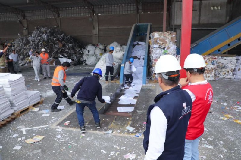 ONPE inicia destrucción de aproximadamente 431 toneladas de cédulas de sufragio de las últimas elecciones