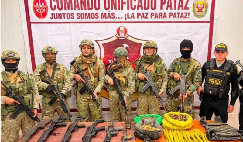 La Libertad: Fuerzas Armadas incautan casi 2,000 municiones de guerra en operación en Pataz
