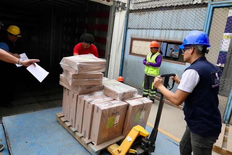 ONPE inicia traslado de material de capacitación para las 125 ODPE