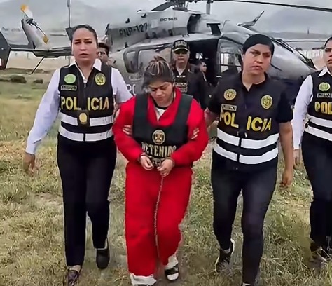 Policía Nacional trasladó a Trujillo a investigada por vinculación a banda criminal “Los Pulpos”