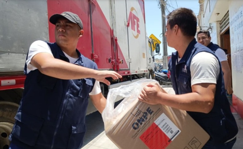 ODPE Víctor Larco recibe material electoral para votantes de Trujillo y Virú