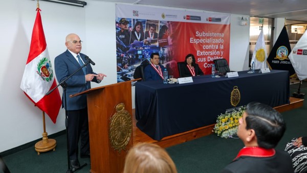 Minjusdh implementa subsistema judicial para casos de extorsión y delitos conexos en Trujillo
