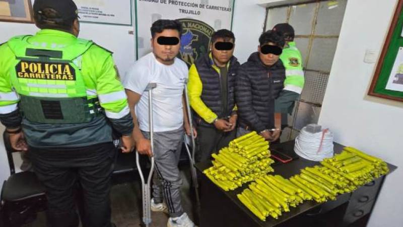 La Libertad: Policía Nacional incauta más de 300 explosivos en el sector de Quesquenda