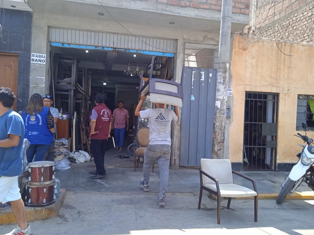 Municipio de Trujillo supervisa que ambulantes no retornen a las calles Zela, Balboa y Suarez