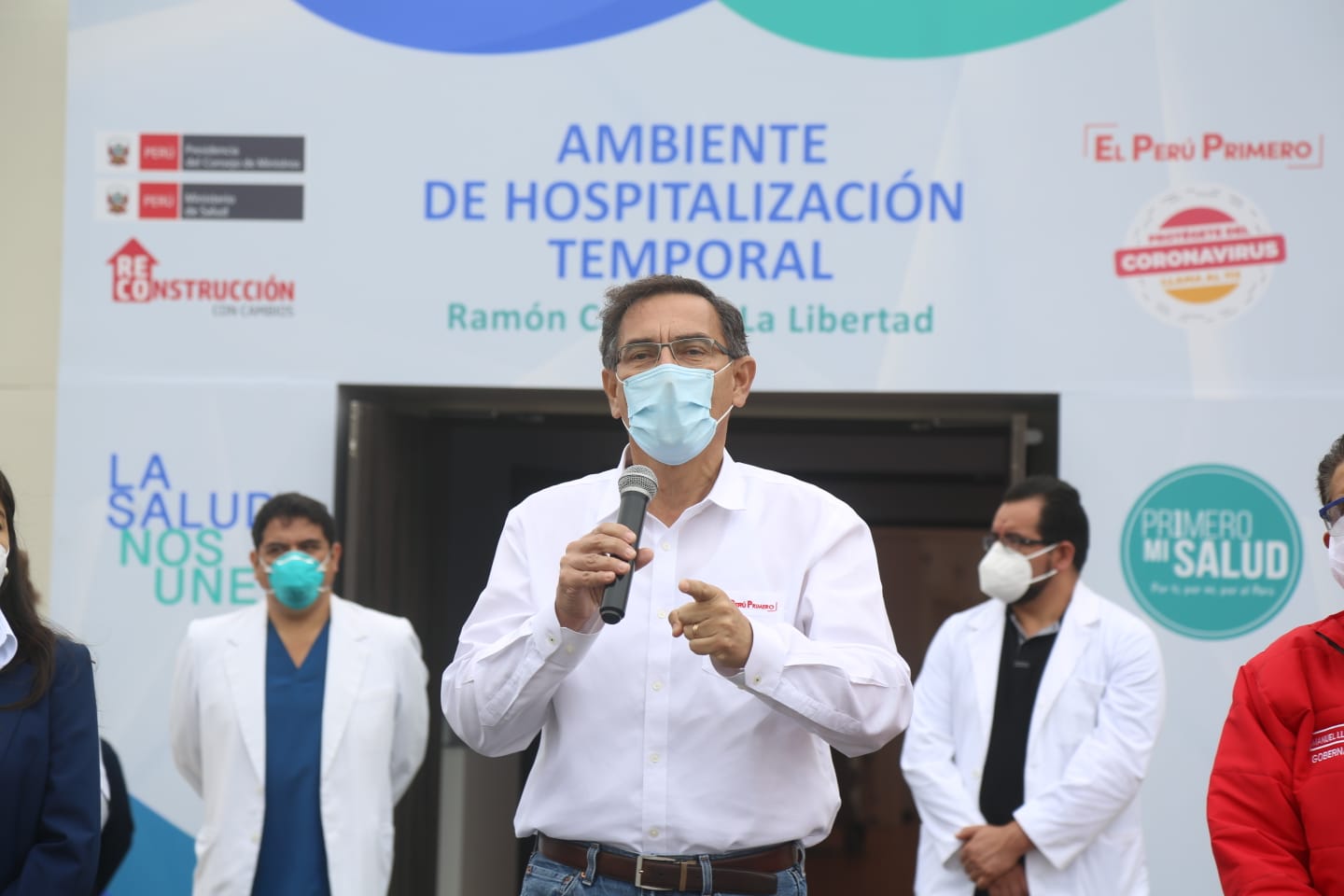 Presidente Martín Vizcarra asegura que contagio de coronavirus en La Libertad está en descenso