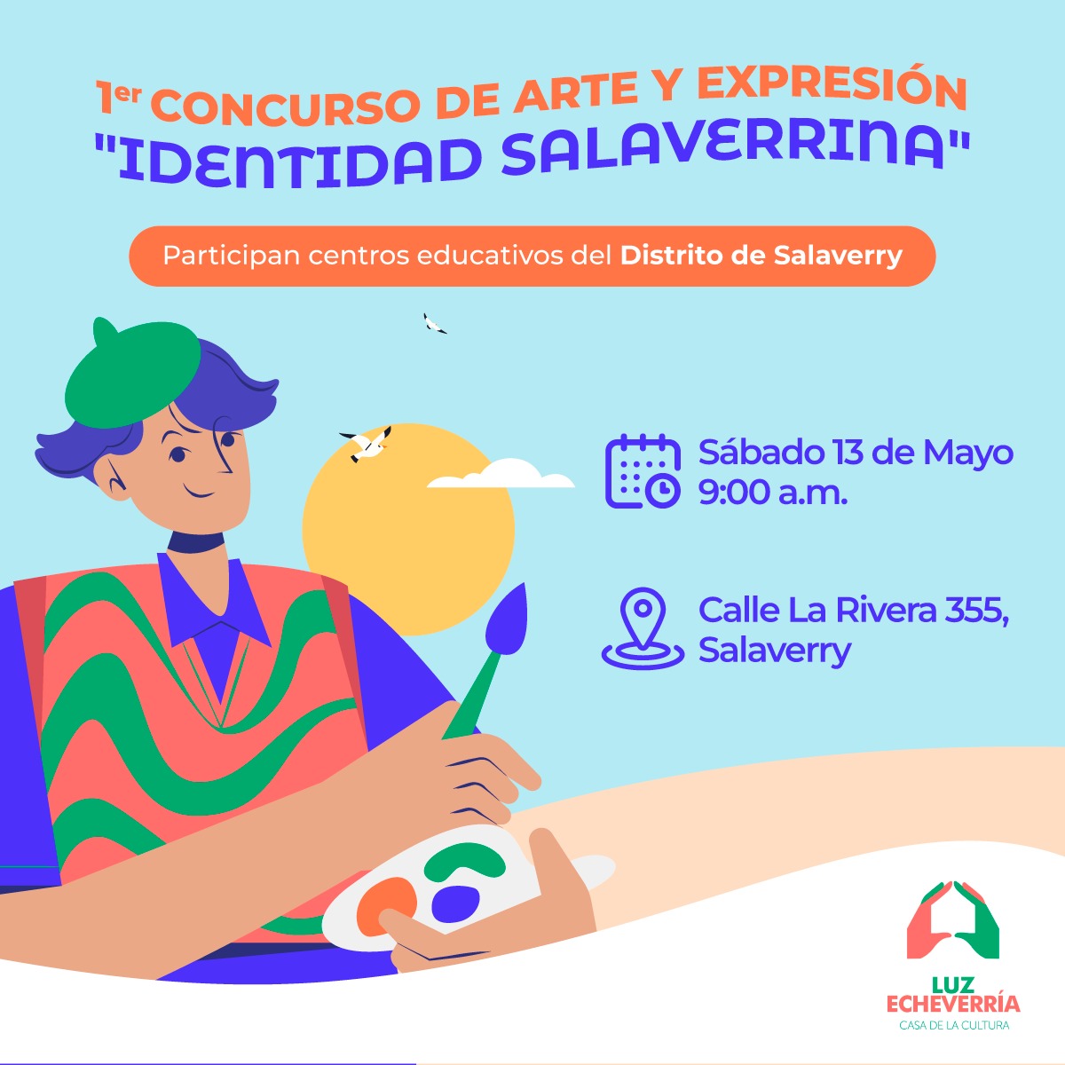  Lanzan concurso de arte y expresión “Identidad salaverrina” dirigida a estudiantes de Salaverry