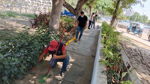 Trujillo: parque Yonel Arroyo estará completamente recuperado en 10 días