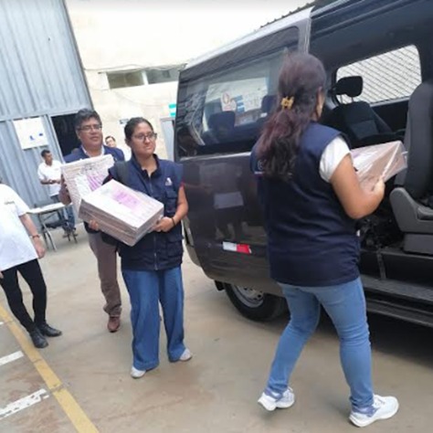 ONPE imprime acta-padrón para la segunda jornada de las elecciones internas