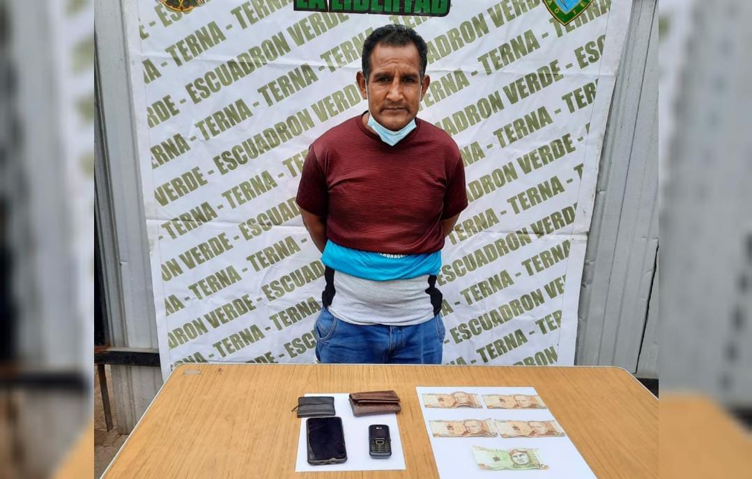 Trujillo: detienen a sujeto que asaltaba en los exteriores del mercado ex Mayorista