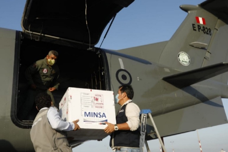 Ministerio de Salud distribuye más de un millón de vacunas a regiones