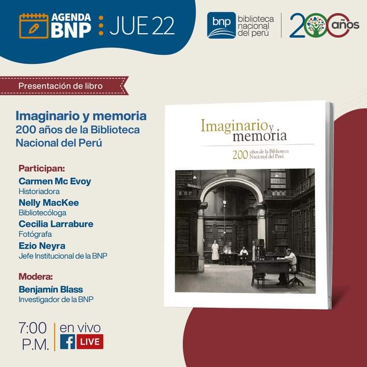Publican “Imaginario y Memoria: 200 años de la Biblioteca Nacional del Perú” 