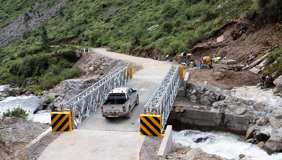 Reconstrucción con Cambios ha instalado 89 puentes modulares en 10 regiones