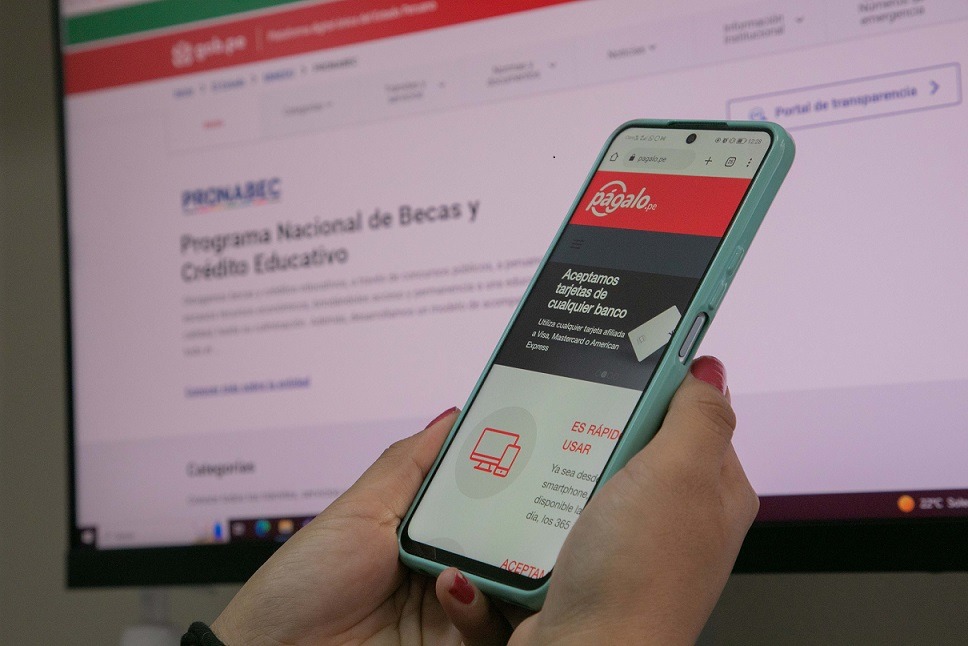 Créditos educativos del Pronabec se pueden pagar a través del portal Págalo.pe
