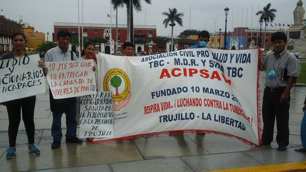 Pacientes con TBC reclaman canastas de alimentos al municipio de Trujillo