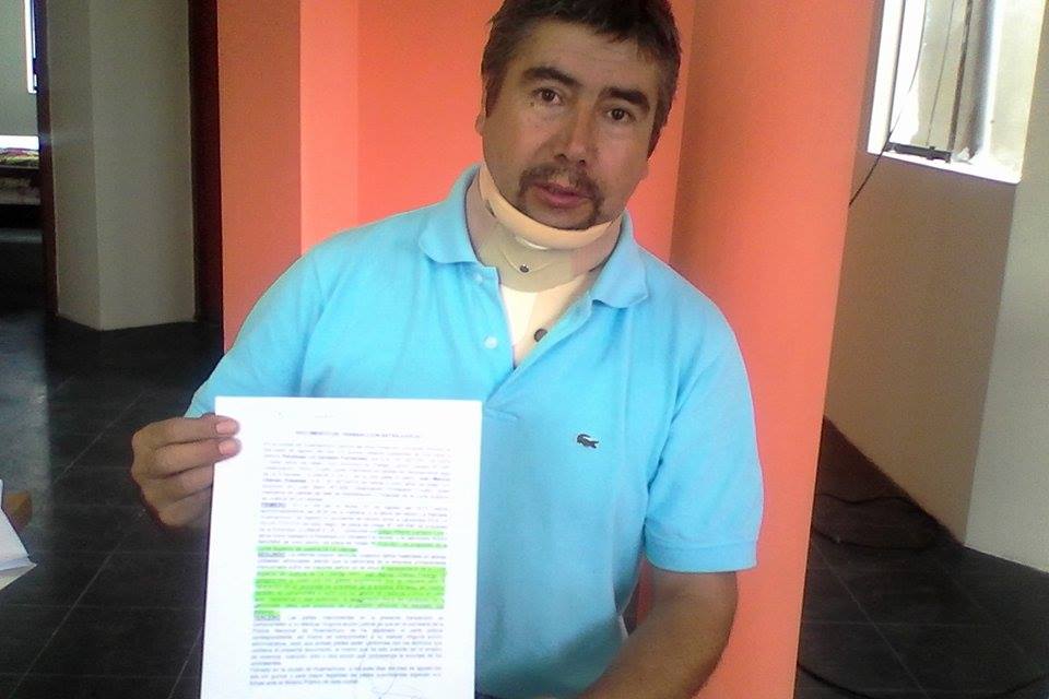 Transportista siente que la justicia le dio la espalda 