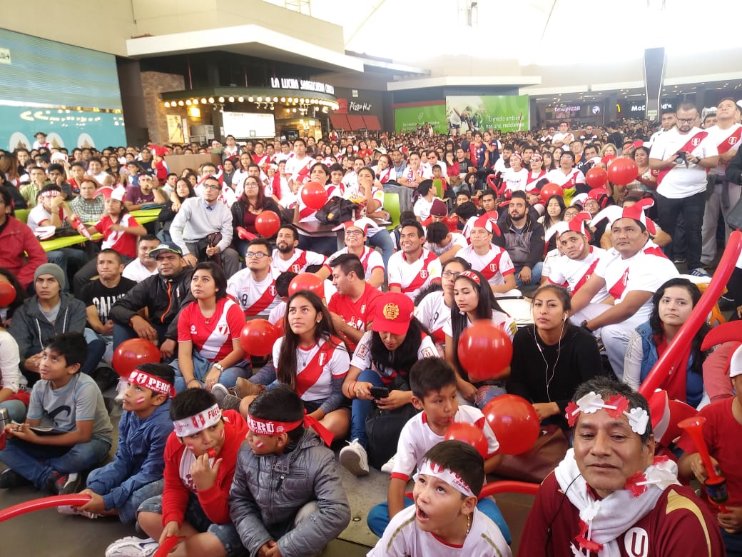 Trujillanos no perdieron las esperanzas en encuentro Perú - Dinamarca