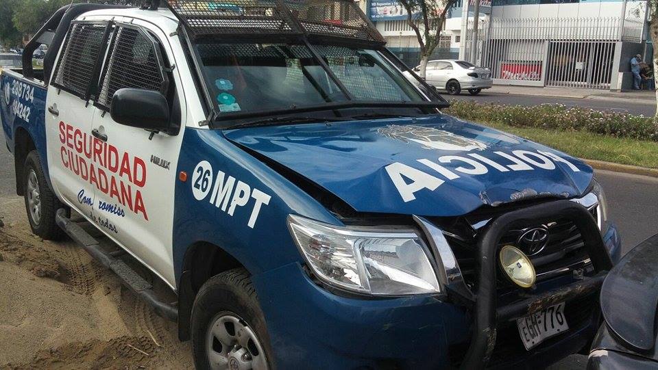 Culpan a serenos de Trujillo de provocar accidente de tránsito 