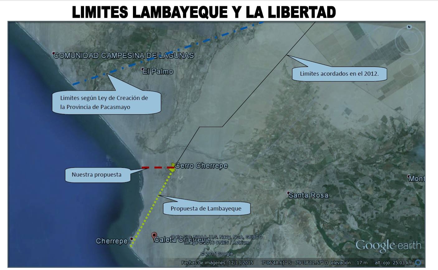 Chepén perdería balneario por problema limítrofe