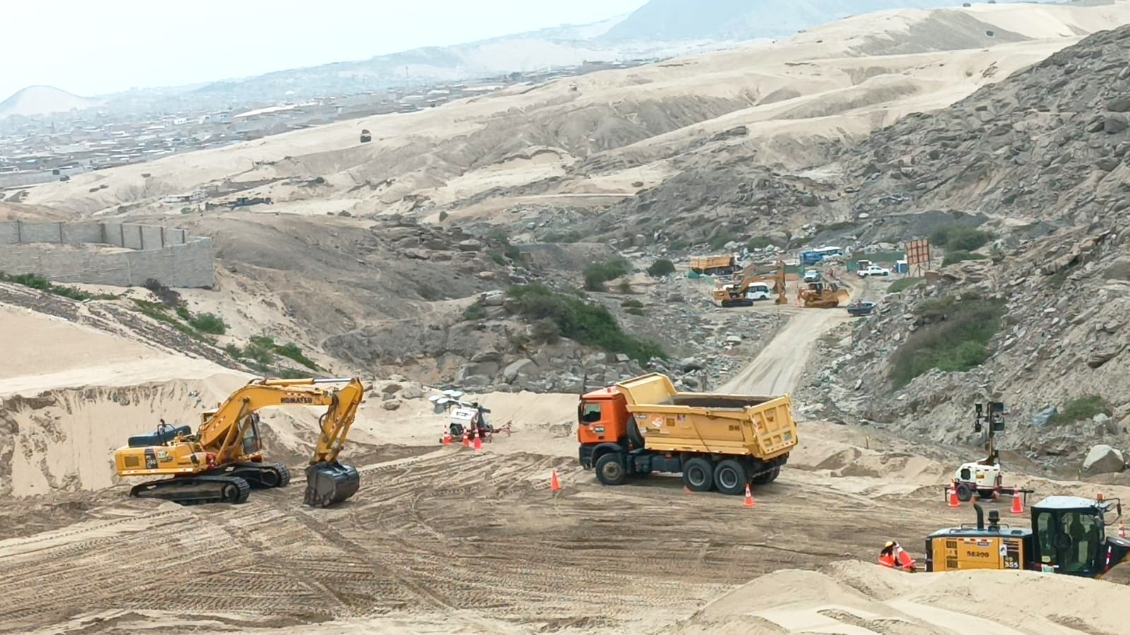 La Libertad: avanzan trabajos en quebradas San Idelfonso y San Carlos