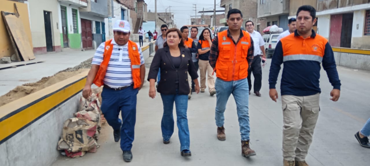 La Libertad: supervisan trabajos en quebrada de San Ildefonso de El Porvenir
