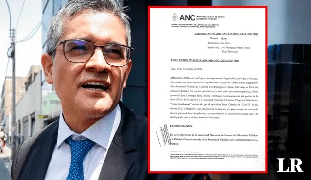 Inicia nueva investigación a José Domingo Pérez por cuestionamientos a gestión de Patricia Benavides