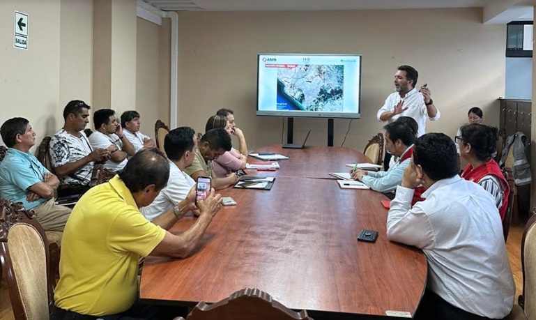 Funcionarios de ANIN presentaron avances del proyecto de drenaje pluvial para Trujillo