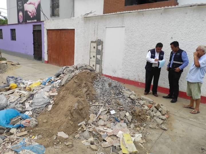 Municipio de Trujillo sancionará a vecinos que dejen desmonte frente a su vivienda