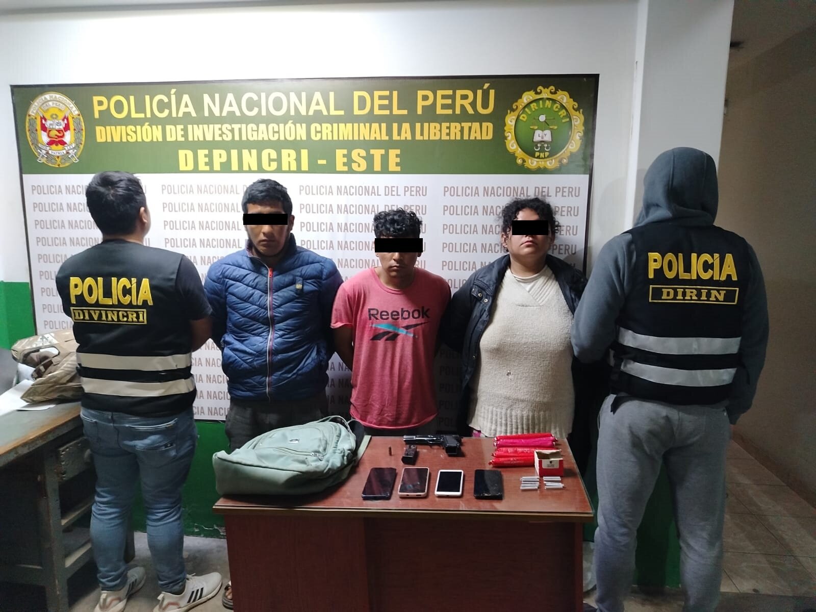 Desarticulan banda criminal que captaba menores para extorsionar en Trujillo