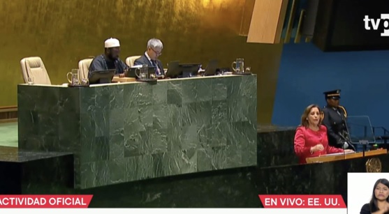 Presidenta Dina Boluarte plantea a la ONU pacto para enfrentar fenómenos climatológicos   