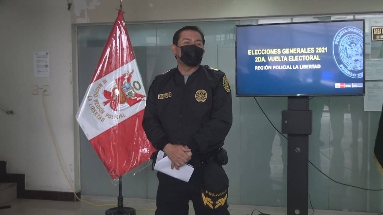 La Libertad: Policía en alerta máxima a pocos días de la segunda vuelta electoral