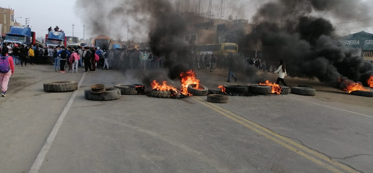 Virú: un muerto dejó paro de trabajadores agrícolas en la Panamericana Norte