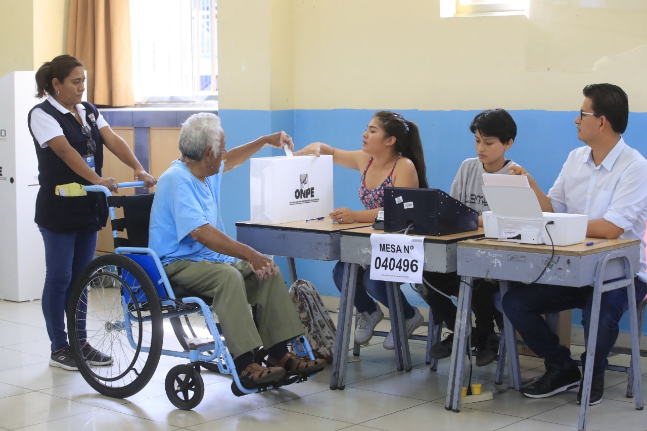 Personas con discapacidad tendrán facilidades para emitir su voto en segunda vuelta