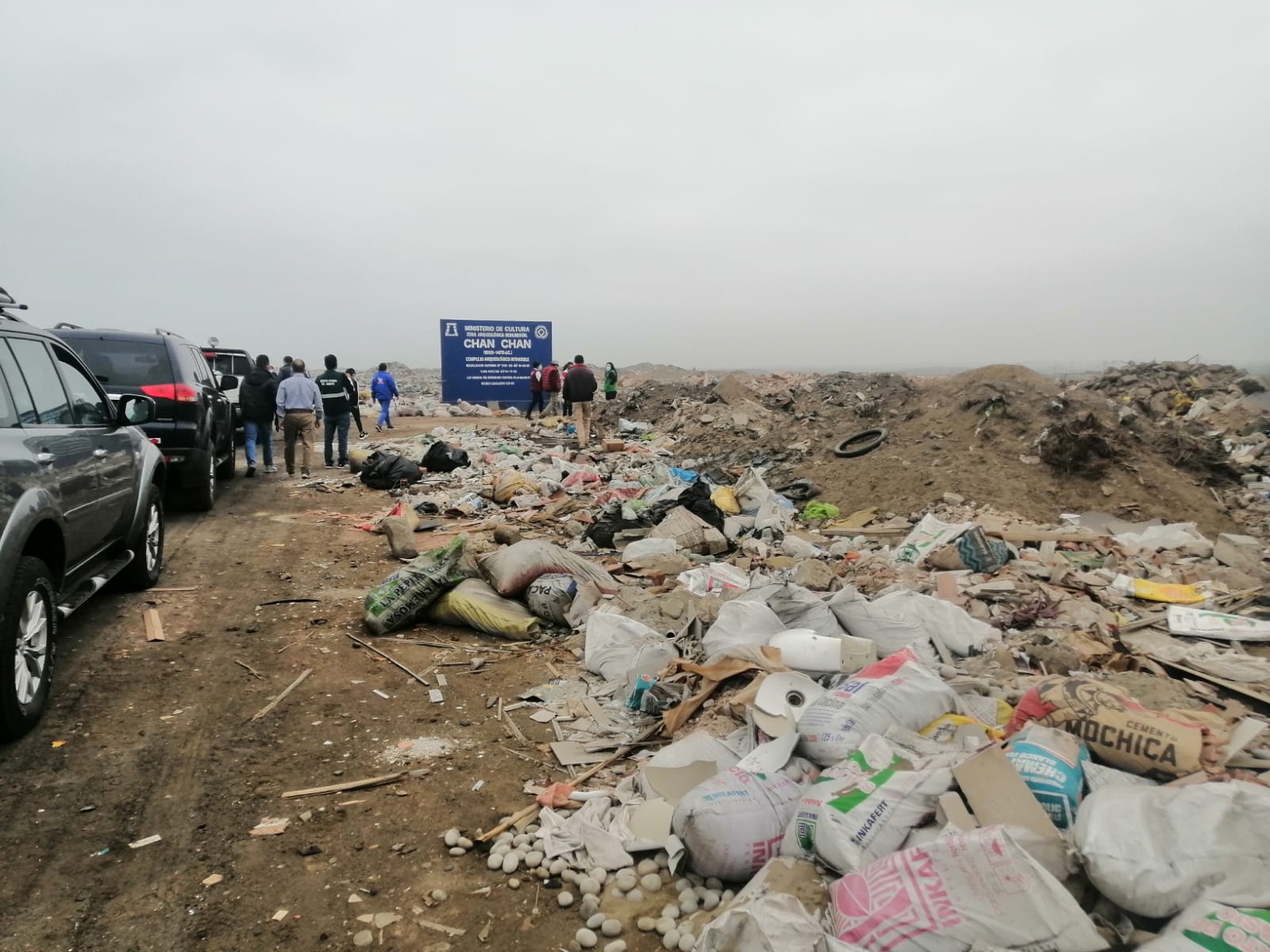 Trujillo: basura y sembríos invaden zona intangible de Chan Chan 