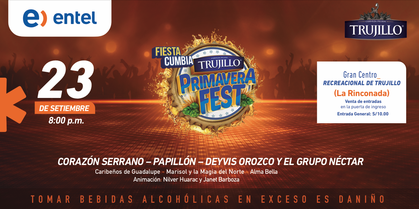 La Cumbia presente en el Primavera Fest de Trujillo