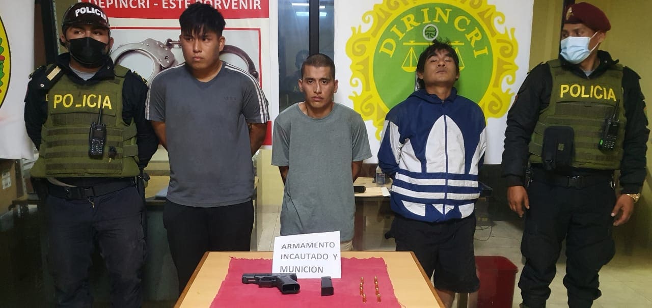 El Porvenir: desarticulan banda de presuntos sicarios