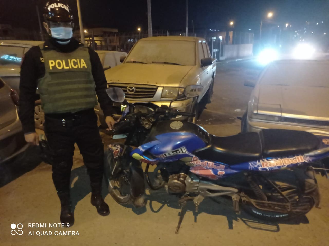 Recuperan motocicleta que había sido robada en el Porvenir