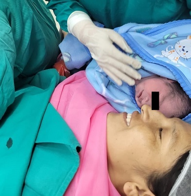 La Libertad:  madre rescatada en Celavín da a luz a un niño sano