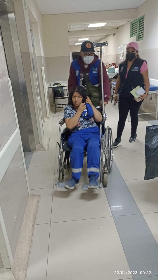 Mototaxista atropella a trabajadora del Segat mientras cumplía su labor