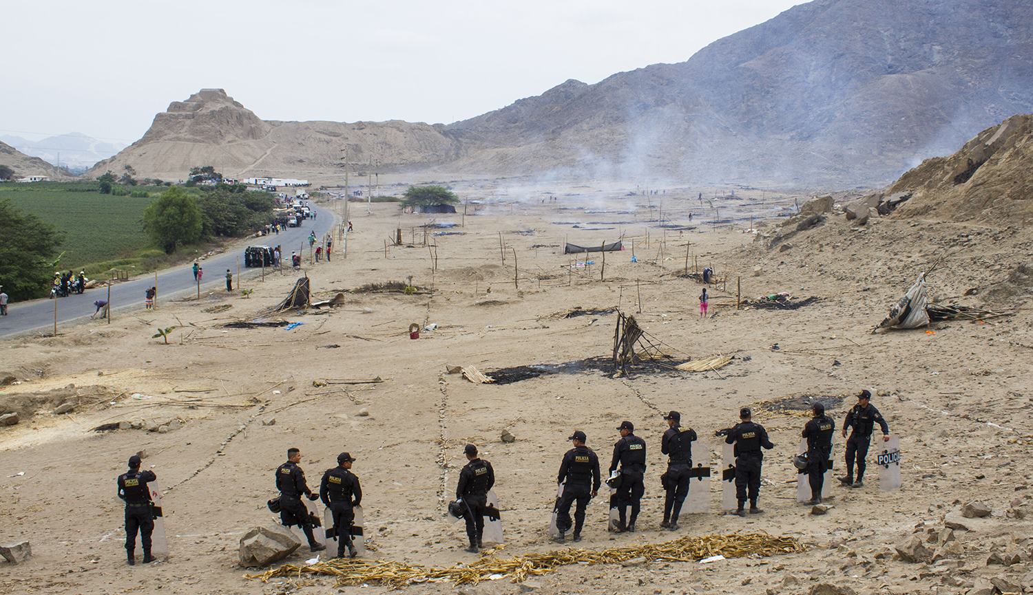 Virú: destruyen 200 viviendas de monumento arqueológico Castillo Tomabal