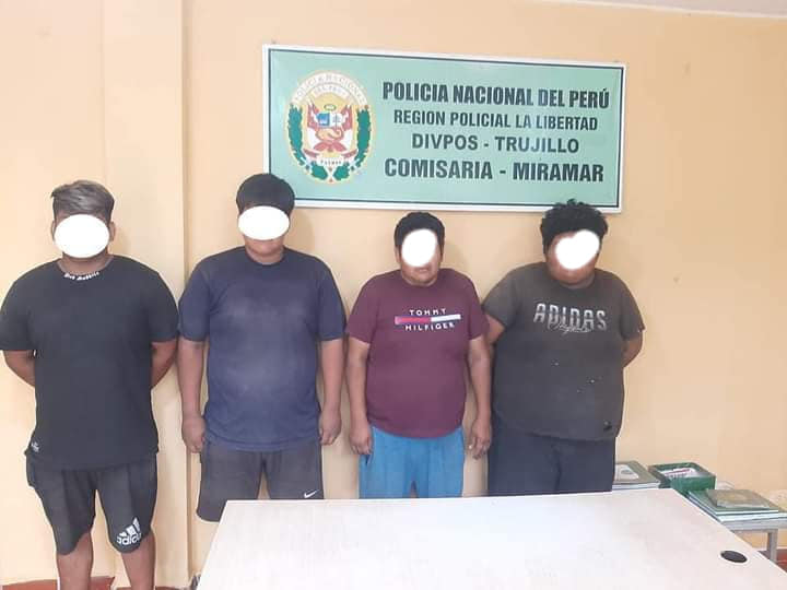 Detienen a presuntos integrantes de "Los Patineros de Alto Salaverry"