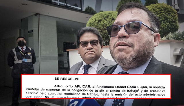 Gobierno suspende en ejercicio de sus funciones al procurador general Daniel Soria