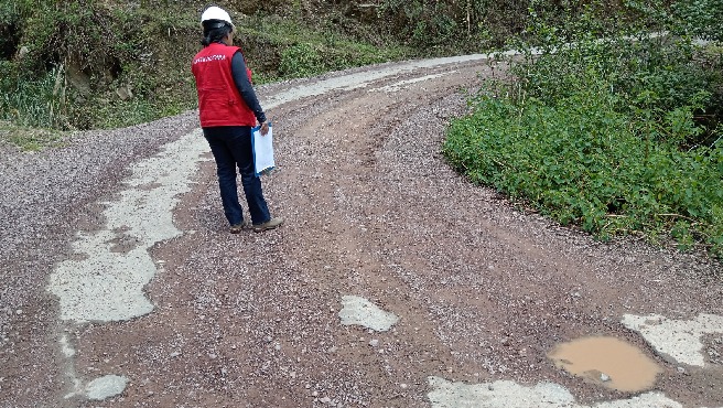 Obra vial en Pataz presenta deterioro a un año de ser recibida y liquidada