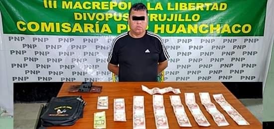 Policía arrestó a sujeto con billetes falsificados en Florencia de Mora