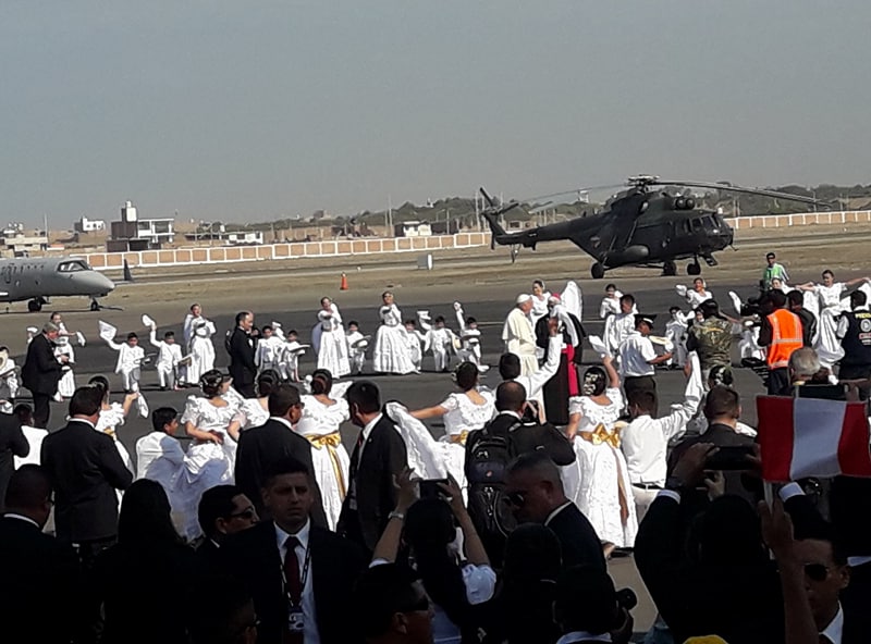 Trujillo recibe al Papa Francisco al ritmo de la tradicional marinera “Así baila mi trujillana”