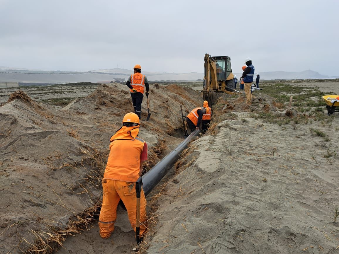  La Libertad: reinician obras de  red de alcantarillado de Moche y Salaverry