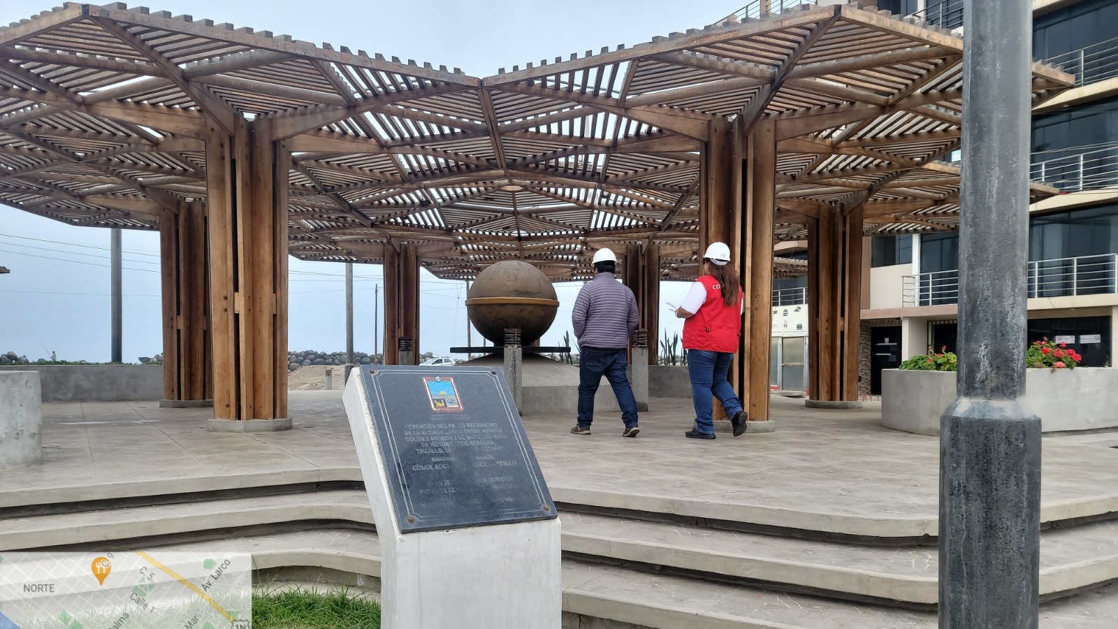 Detectan que paseo recreativo de la Av. Larco fue construido con expediente técnico incompleto e impreciso