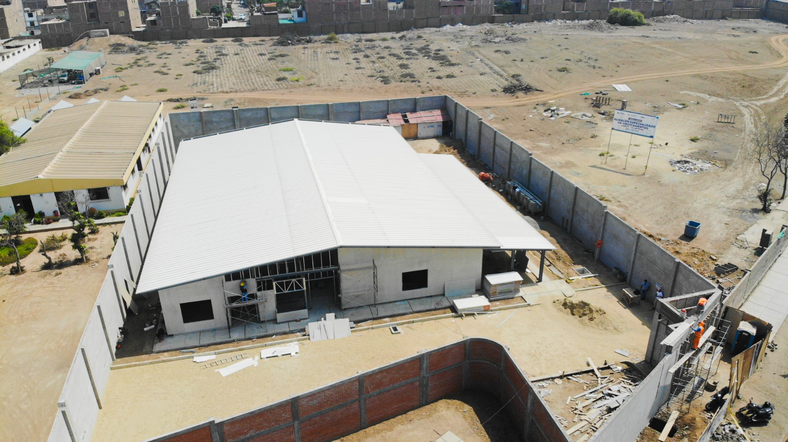 La Libertad:  nuevo Laboratorio de Salud Pública presenta un avance del 50%