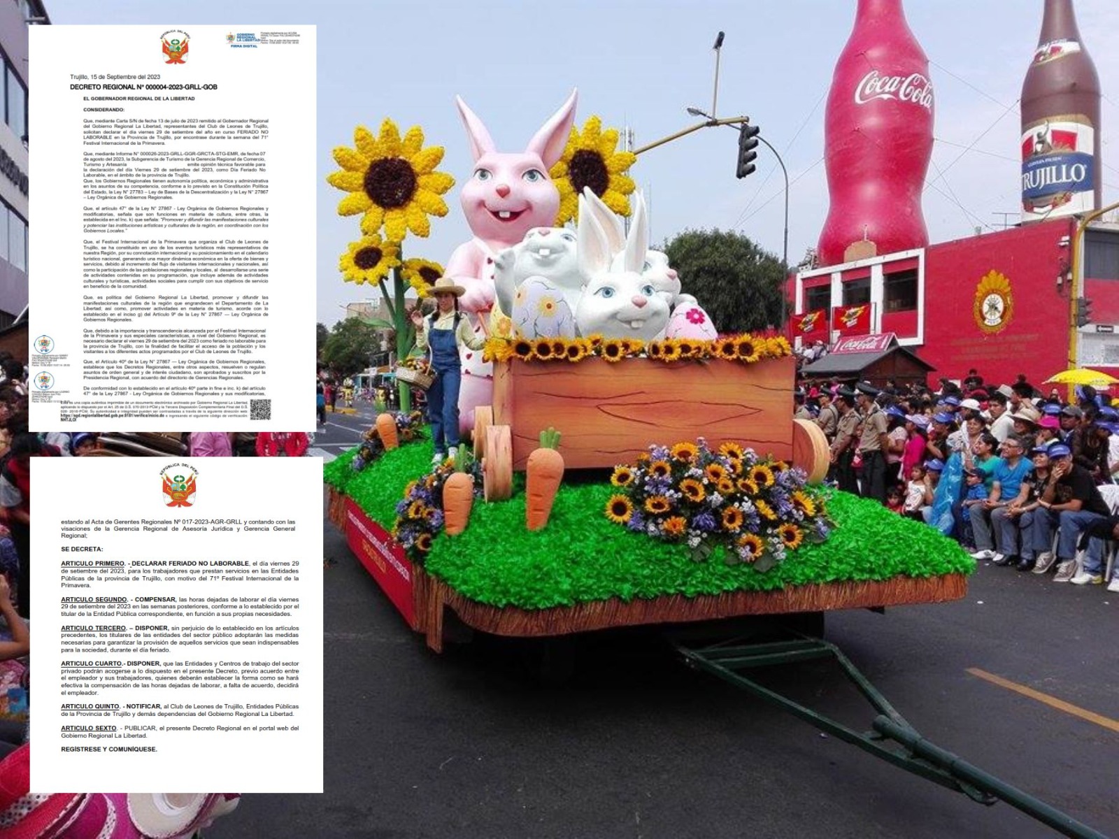 Este viernes 29 se declara feriado no laborable por el 71° Festival Internacional de Primavera