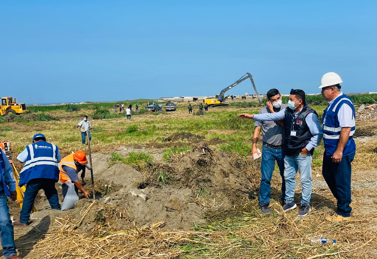 La Libertad: recuperan terreno de más de 3 hectáreas para obra de aguas servidas